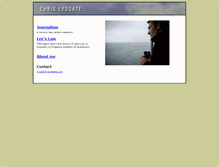 Tablet Screenshot of chrislydgate.com